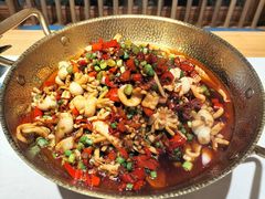 干锅鲜鱿-小隐院子·庭院餐厅(大学城后湖店)