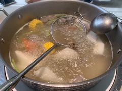 牛骨原汤小锅底-左庭右院鲜牛肉火锅(浦江欢乐颂店)
