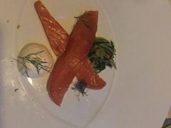 橡木烟熏三文鱼-迪拜帆船酒店海底餐厅