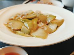 夜开花炒虾皮-佬太公海鸭·海鲜大排档(上海总店)
