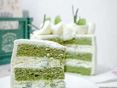 青提葡萄煎茶蛋糕-théATRE 茶聚场(王府中環店)
