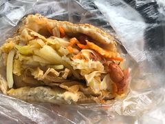 鸡蛋花干夹馍-三兄弟高炉烧饼