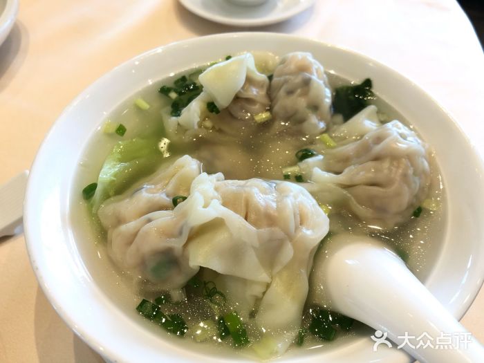 韩上楼大酒楼高汤鲜虾云吞图片