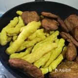 油香，自制小面食，可能油温不热，倾入的油太多！