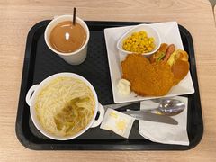 餐蛋包吉列猪排拼榨菜米粉-大家乐(广州宝岗店)