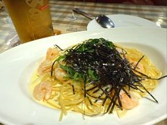 日本风味虾仁奶油面-BISTROFIORE美伊娜(伊犁南路店)