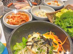 石锅拌饭-草家酱蟹炭火烤肉店(珲春南路一店)