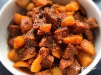 低脂肪吃了不长肉的牛肉炖土豆
