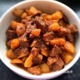 低脂肪吃了不长肉的牛肉炖土豆