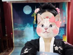 -后宫·古装汉服京剧儿童亲子全家福摄影