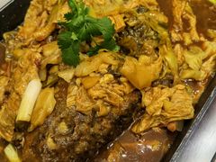 酸菜罗非鱼-轩记海鲜餐厅·四十五年老字号·经典粤菜(西区彩虹店)