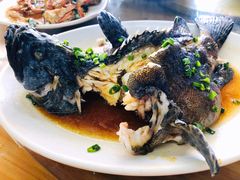 清蒸石斑鱼-明记海鲜大排档(巽寮湾店)