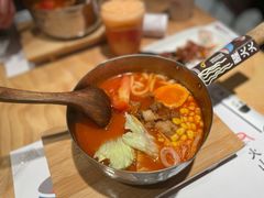 肥牛炼番茄米线-火山屋台(新街口店)