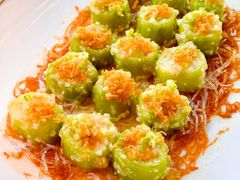 金蒜瑶柱蒸广东丝瓜-莉莉海堂HAITANG·烤鸭(国贸商城店)