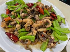 干煸鱿鱼-满口香饭店