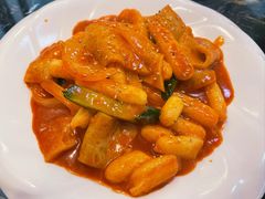 鱼饼炒年糕-桃园中华料理炸酱面(燕儿岛路店)