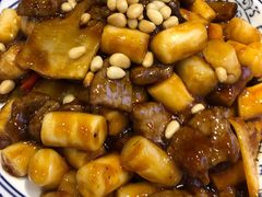 松子牛肉炒年糕-兔爸私家小厨(新北万达店)