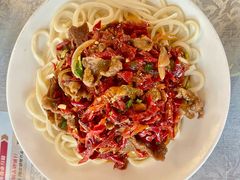 辣皮子肉拌面-汗腾格里·风味餐厅(新疆驻京办店)