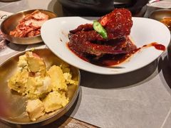 -草家酱蟹炭火烤肉店(珲春南路一店)