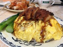 碳火叉烧滑蛋饭-渔记茶餐厅(渔村店)