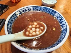 桂花豆沙鸡头米-鑫震源·苏式大虾生煎(山塘街店)