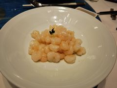 鸡头米炒河虾仁拼芝士南瓜-圆苑(静安寺店)