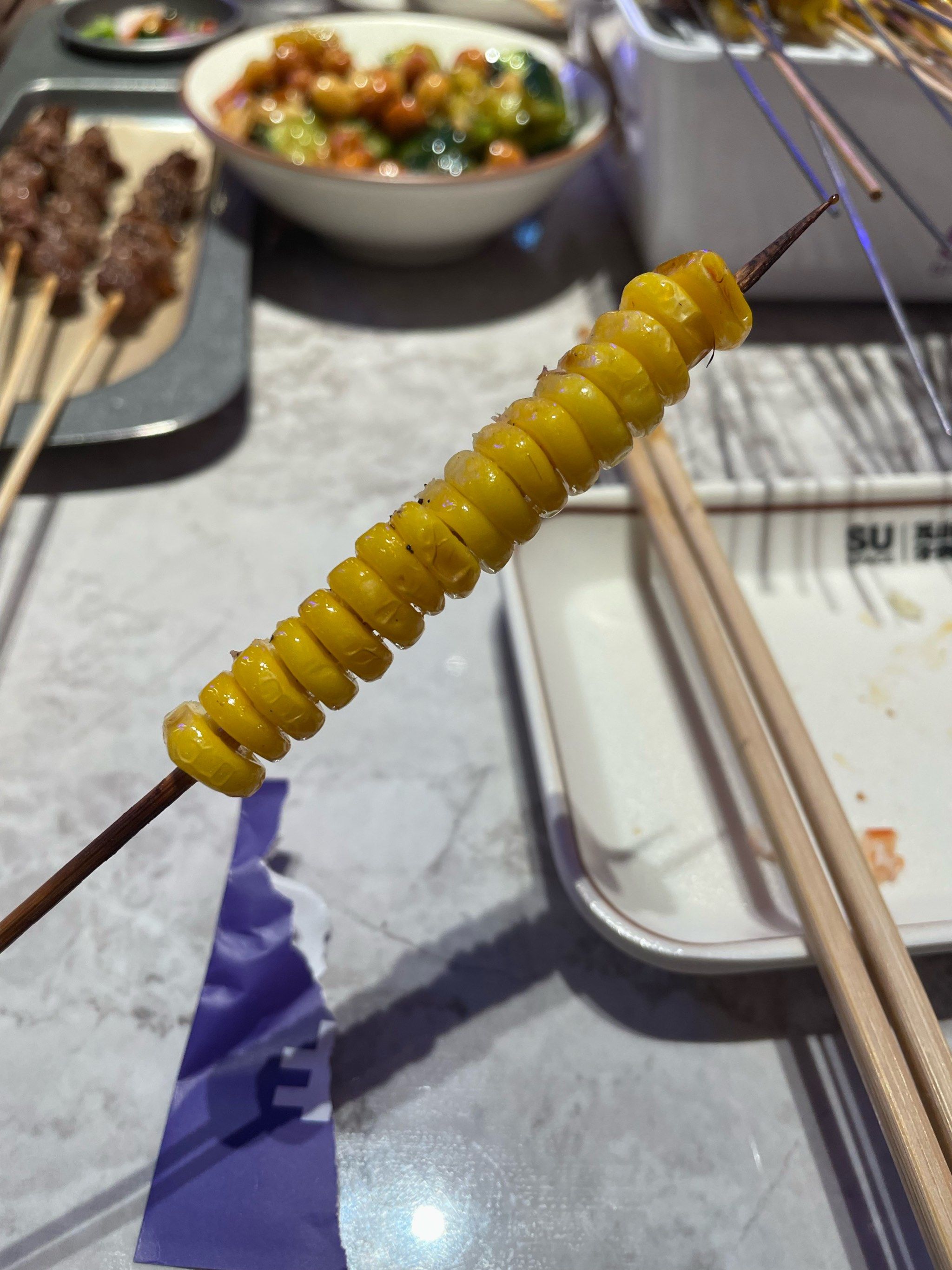 南方小土豆吃的烤玉米