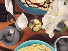 巧克力香蕉法式薄餅-蓝壁虎咖啡酒馆