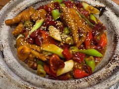 九号辣炒鸡爪-九號院子海鲜烧烤