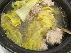 砂锅白菜丸子-北大地皖峰饭馆