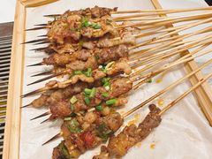 -山野的朋友露营炭火烤肉