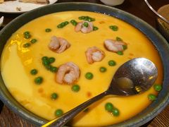 虾仁蒸鸡蛋-羡餐厅·杭帮菜·淳菜(千岛湖自由洲际殿店)
