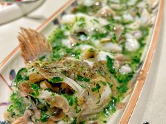 荠菜烩笋壳鱼-蝶园·装修中(BFC外滩金融中心店)