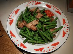 乡下虾酱花肉炒豆-广府乡下·饭庄(新港东路店)