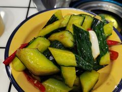 酸辣黄瓜-晓彭肥肠鸡·泡椒鸡火锅(水木天地店)