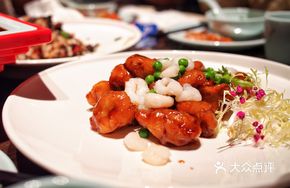 Sweet and Sour Shrimp with Pork Tenderloin