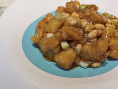 宫保鳕鱼丁-悦海·家宴·冰花皮皮虾大锅贴(宝龙店)