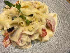奶油培根蘑菇宽面-Mezomd曼索蒂西班牙餐厅(广粤店)