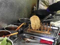 -小红车炸蛋葱油饼