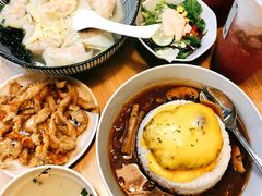 芝士牛肉汉堡咖喱饭-红小满休闲餐厅(十全街店)