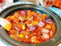 鱼香茄子煲-渝信川菜(工体店)