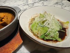 白灼西生菜-青雅中餐厅(大连金石滩绿发希尔顿度假酒店)