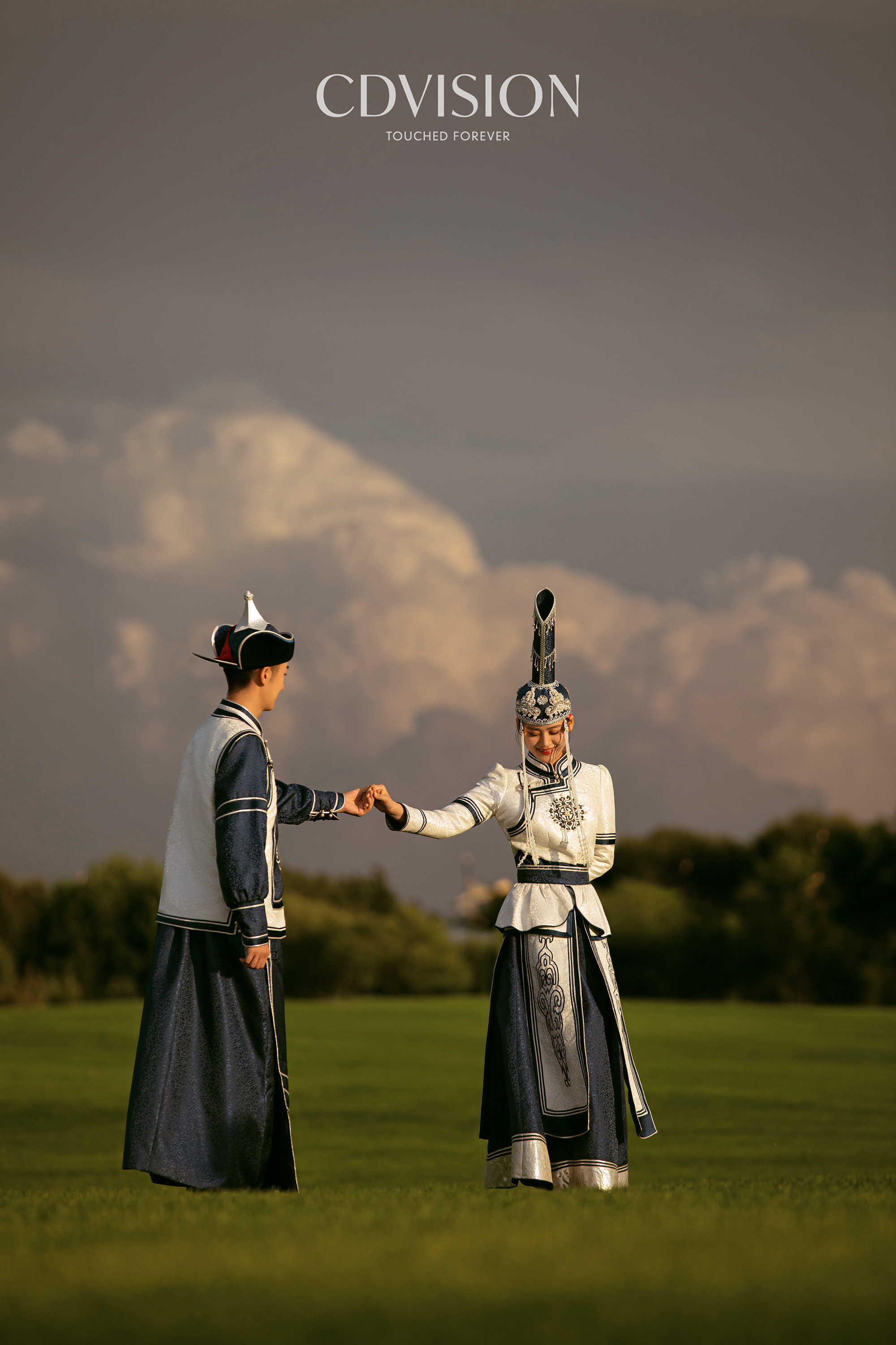 蒙古袍婚纱照图片大全图片