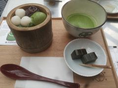 抹茶白玉丸子-中村藤吉(本店)