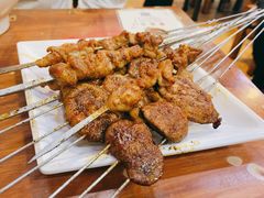 羊肉串-帖老大羊肉汤烩面烧烤(康复后街总店)