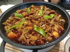 铁锅煮肥肠-庆余楼·用心与食材·特色菜&灶头面(仙蠡墩店)