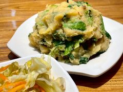 小白菜土豆泥-韩师傅老大同刀削面(北苑路店)