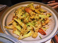 干锅有机菜花-吕氏疙瘩汤·海鲜新鲁菜(凯德mall新都心店)