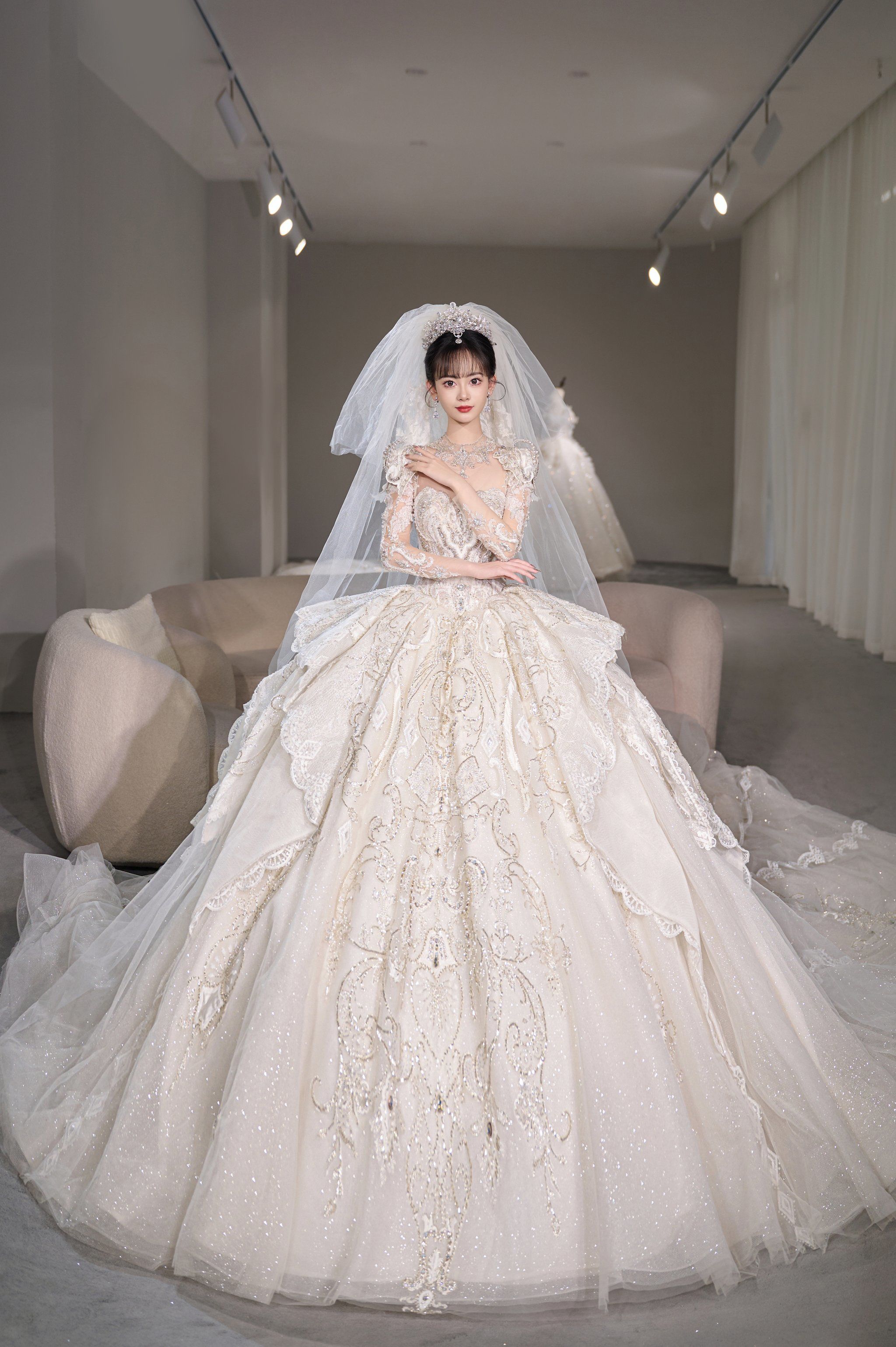 殿堂级轻奢公主裙✨重工天花板