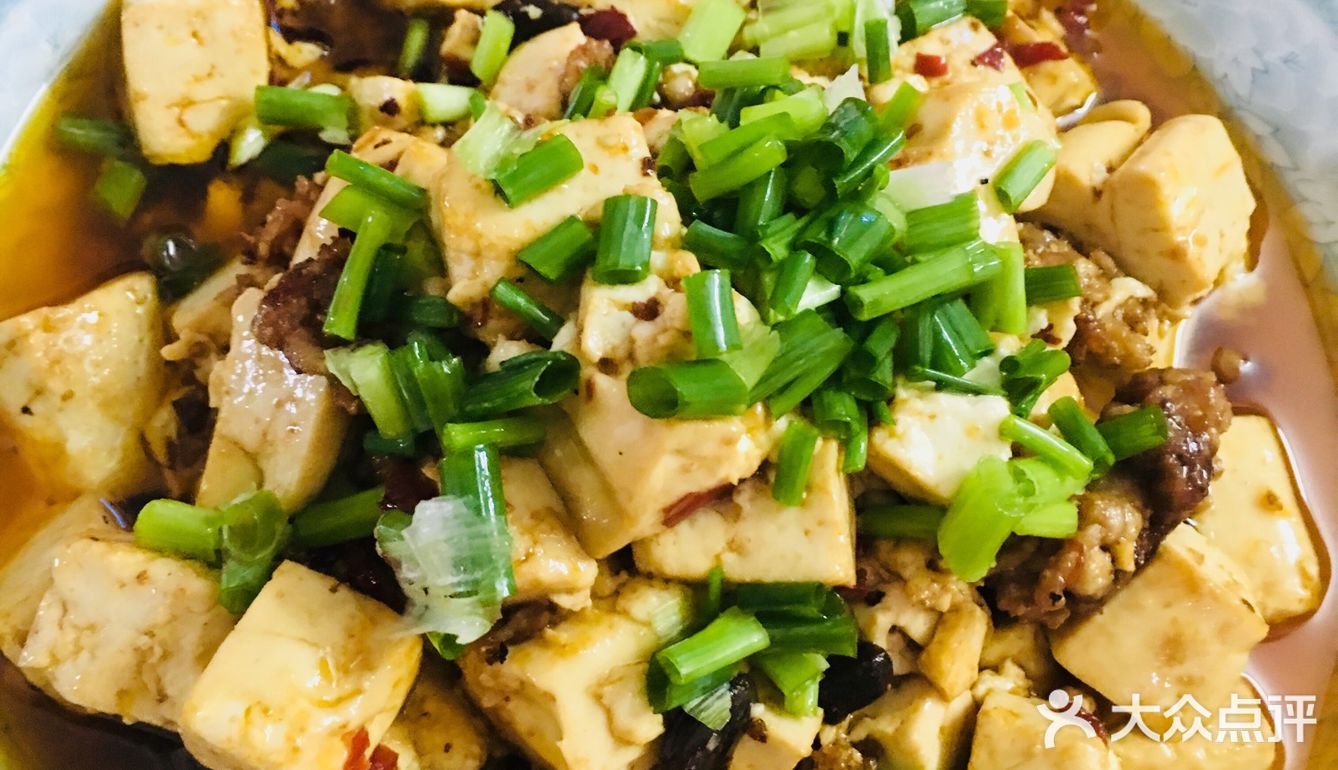 正宗家常麻婆豆腐，有盐有味，很下饭。